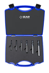 Freza Micrograin DIN6528N 4Z - 9401 - Set AZUL 4-5-6-8-10-12 CROMAX - CROMAX IZAR
