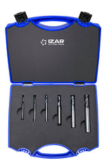 Freza Micrograin DIN6528N 2Z - 9421 - Set AZUL 4-5-6-8-10-12 CROMAX - CROMAX IZAR