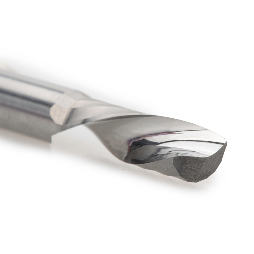 pe stanga de mana Freza polished Micrograin 1Z Aluminiu lung - 9466 - 10.00 mm x l52 - IRIS IZAR