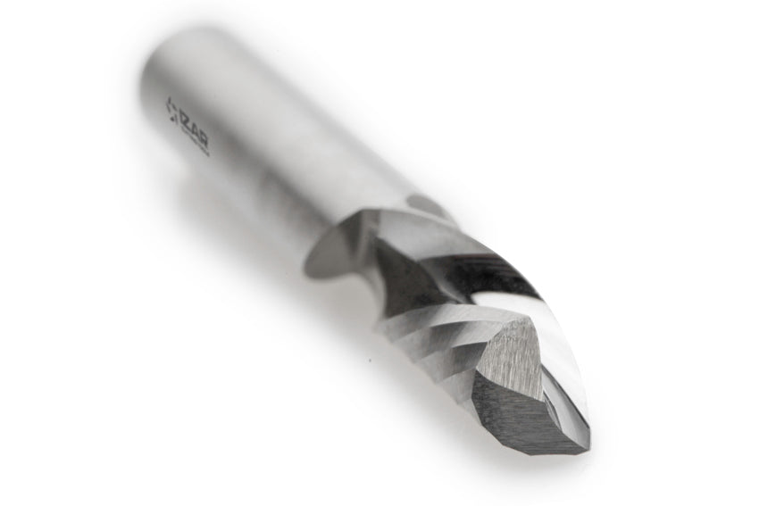 pe stanga de mana Freza polished Micrograin 1Z Aluminiu - 9456 - 08.00 mm IZAR