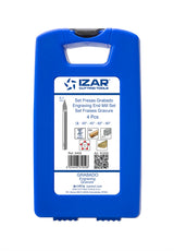 Freza gravare - 9459 - Set 0.10 mm (30º-45º-60º-90º) IZAR