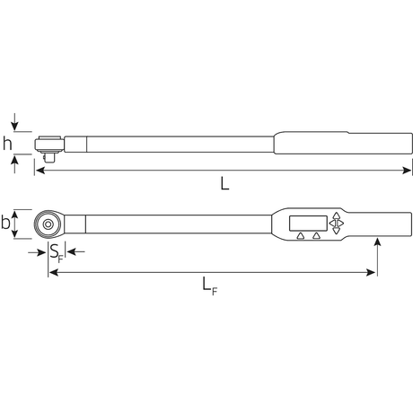 Chei dinamometrice cu indicator si unghi controlat de tip clic STAHLWILLE SENSOTORK 713R - sefira.ro