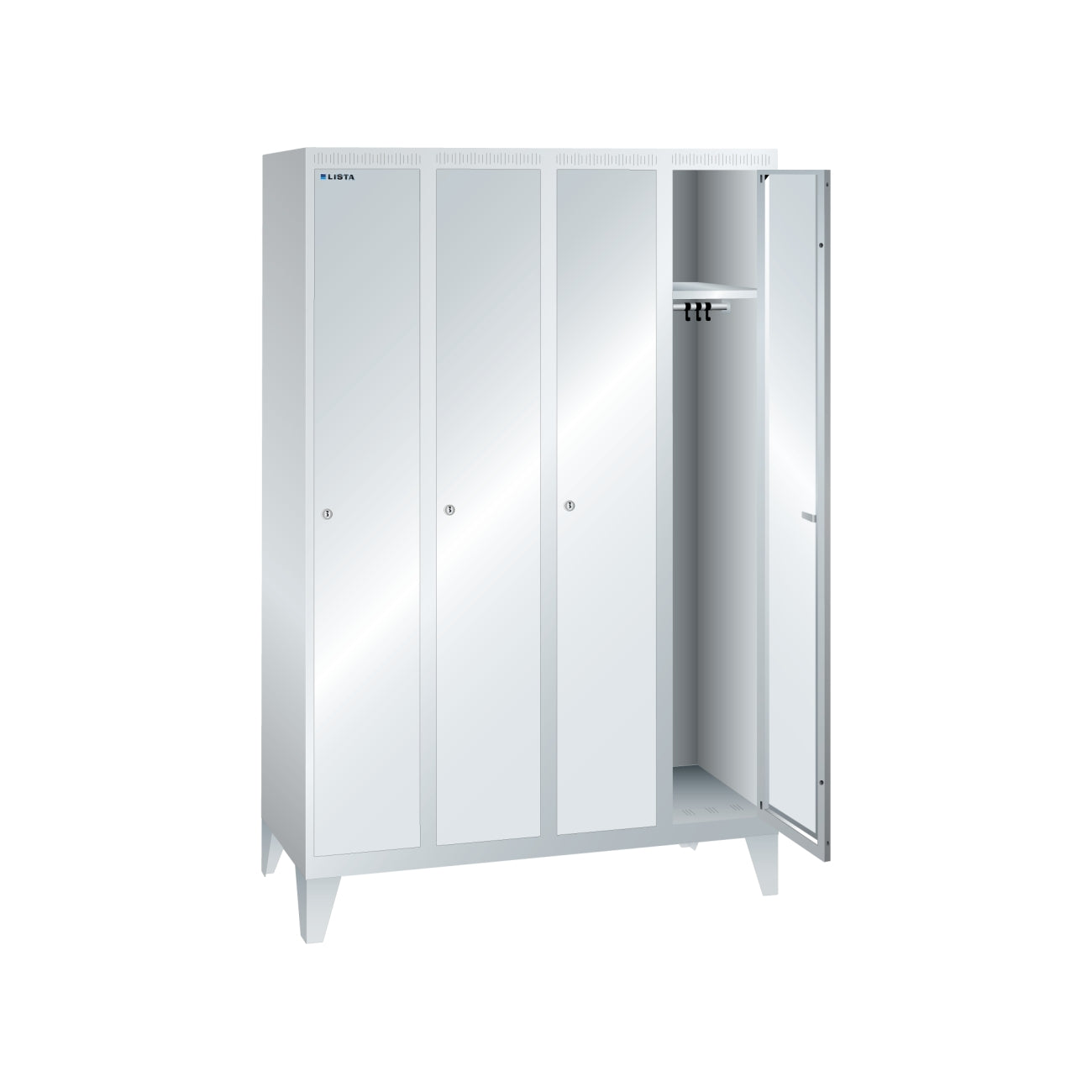 Clothes cabinets with supporting legs LISTA 94.450 - 94.453 - 94.447