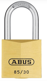 Lacat din alama nr. 85, 30 mm, nivel securitate: 5, ABUS - sefira.ro