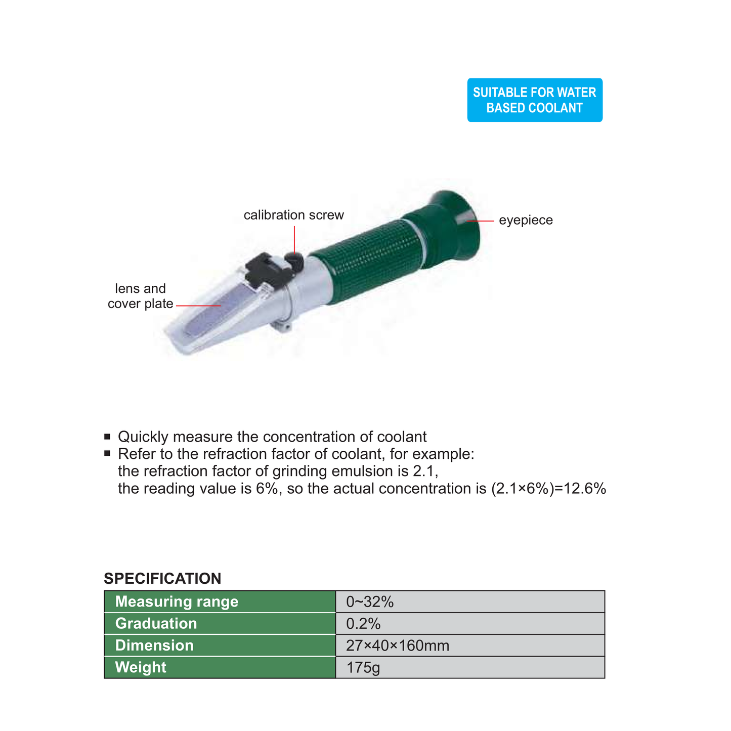 Refractometru Portabil INSIZE 0-32%