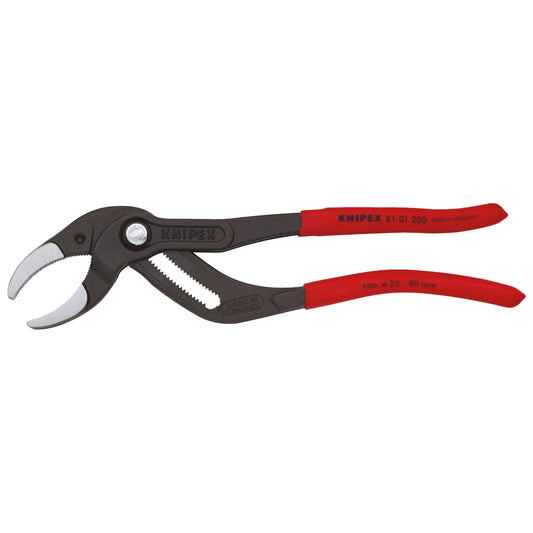 Cleste pentru tevi si sifoane din plastic KNIPEX 81 01 250