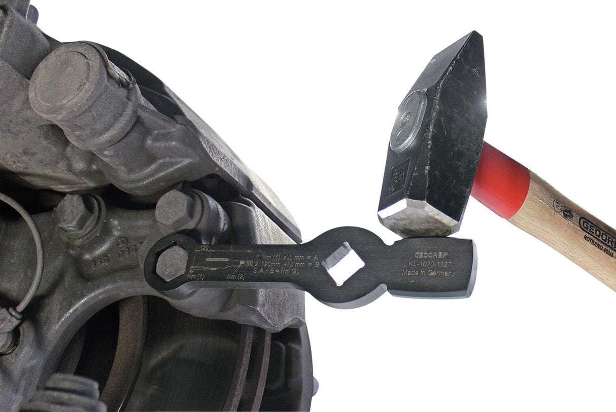 Cheie inelara de impact, dreapta, 34 mm, 195 mm, DIN 7444, Nr. 306 34, GEDORE - sefira.ro