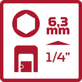 Antrenor cu clichet 1/4", reversibil, cu adaptor de actionare, R40150027, GEDORE RED - sefira.ro