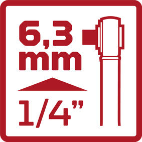 Antrenor cu clichet 1/4", reversibil, cu adaptor de actionare, R40150027, GEDORE RED - sefira.ro