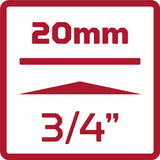 Antrenor cu clichet 1/4", reversibil, cu adaptor de actionare, R40150027, GEDORE RED - sefira.ro