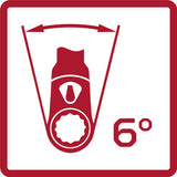 Antrenor cu clichet 1/4", reversibil, cu adaptor de actionare, R40150027, GEDORE RED - sefira.ro