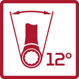 Antrenor cu clichet 1/4", reversibil, cu adaptor de actionare, R40150027, GEDORE RED - sefira.ro