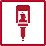 Set tubulare bit 1/2", pentru suruburi cu interior 6 canturi, 5 - 19 mm, 10 piese, R62558110, GEDORE RED - sefira.ro