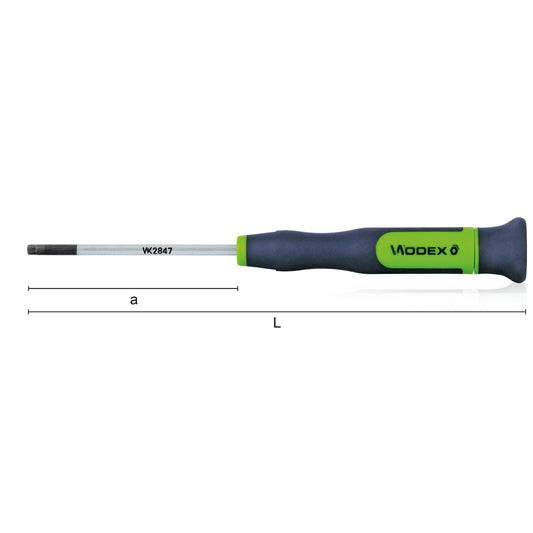 Microhexagonal screwdrivers for electronics WODEX WX2847