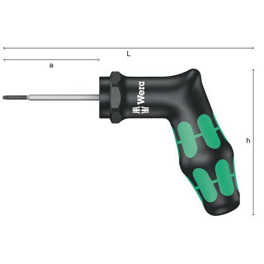 Pistol grip torque-indicators 300 TX TORX WERA