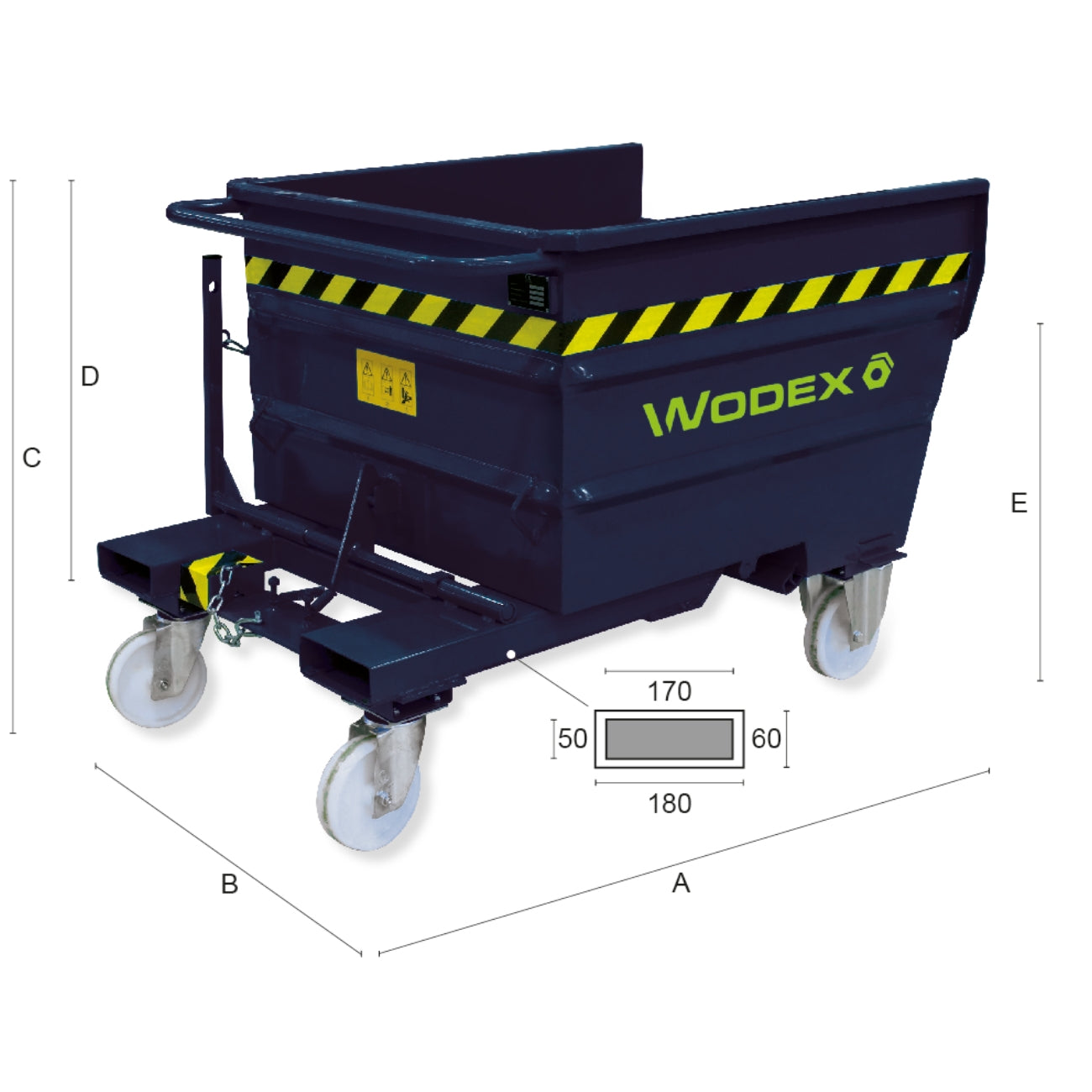 WODEX WX9900 self-tipping scrap carrier