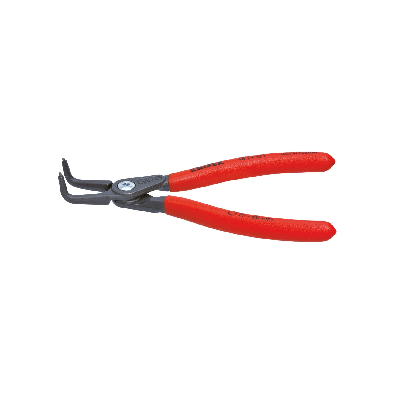 Internal circuit pliers with bent nose 90° KNIPEX 48 21 J01/J11/J21/J31/J41