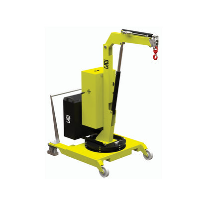 B-HANDLING electric lifting and extension ballast rotary cranes