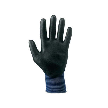Manusi de lucru din nailon acoperit cu poliuretan albastru/negru - sefira.ro
