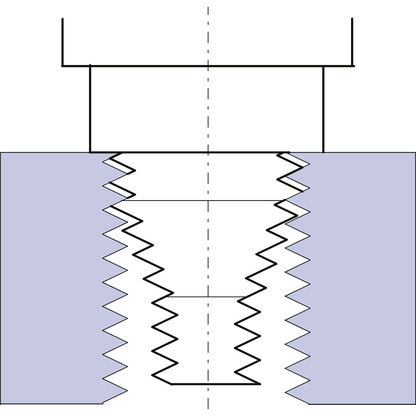 Go/No Go 2 in 1 thread gauge