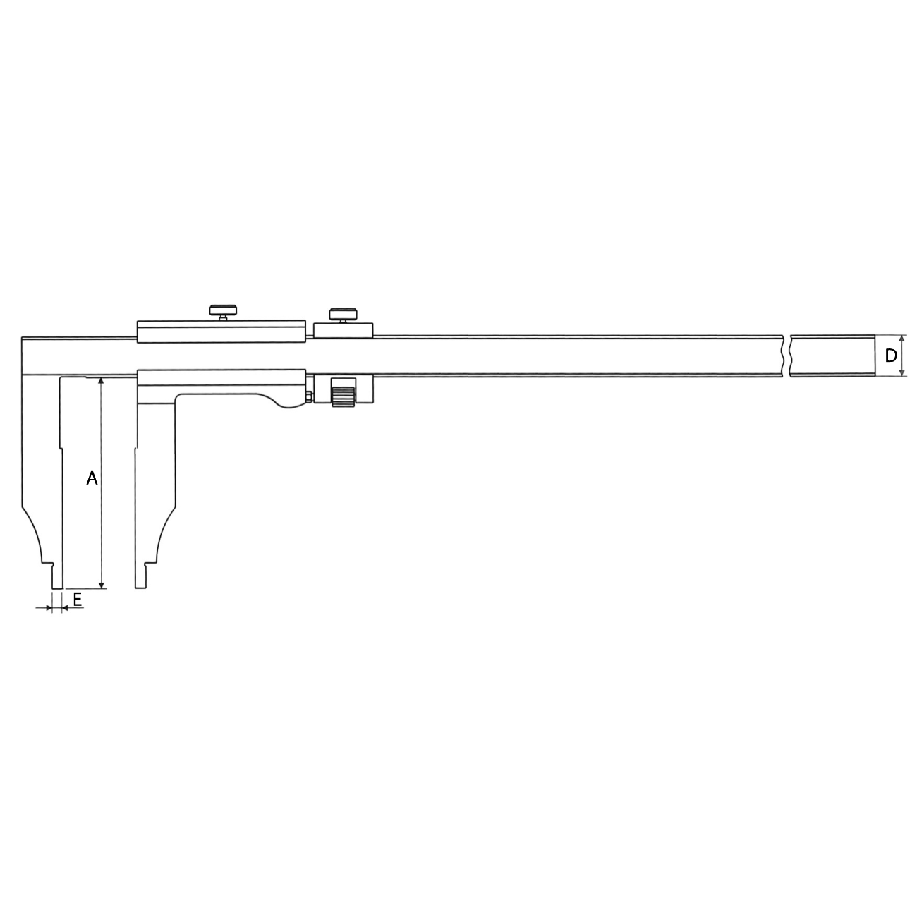 Subler vernier ALPA micrometric adjustment