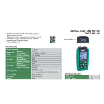 INSIZE Professional Digital Hygrometer