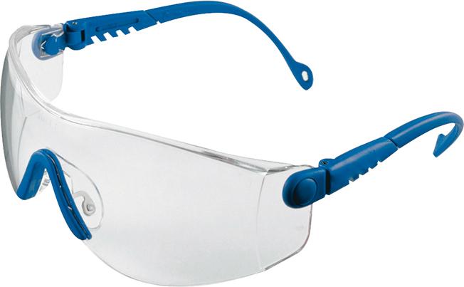 Op-Tema safety glasses, transparent, black frame, HONEYWELL