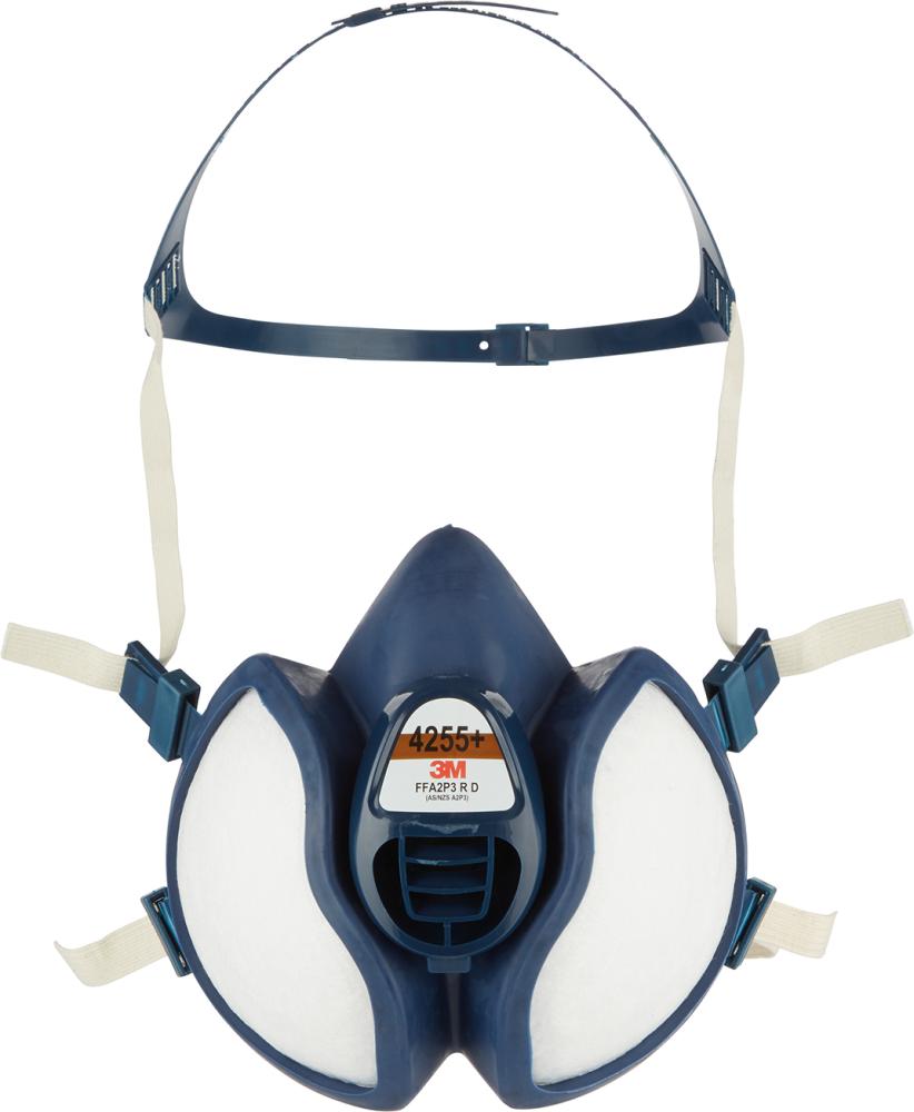 Respiratory protection mask 4255+, FFA2P3 RD, with integrated filters, 3M