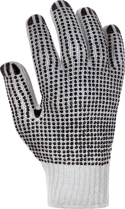 Manusi de protectie tricotate, cu buline antiderapante pe o parte, marime 9 - sefira.ro