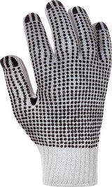 Manusi de protectie tricotate, cu buline antiderapante pe o parte, marime 9 - sefira.ro