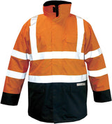 Parka M-Safe, galben-albastru, marimea S, multinorma - sefira.ro