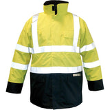 Parka M-Safe, galben-albastru, marimea S, multinorma - sefira.ro