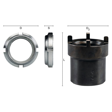 Chei tubulare pentru piulite cu inel autoblocant GUK WODEX WX1994 - sefira.ro