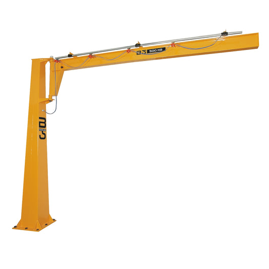 Column-mounted JIB cranes with upper arm B-HANDLING