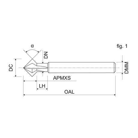 Freze de sanfrenat din carbura solida KSM N KERFOLG - sefira.ro