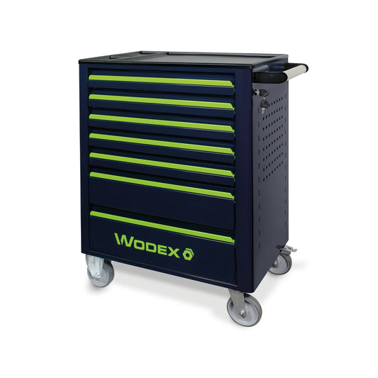 Carucior WX9410/B7 cu un sortiment de 155 de unelte WODEX