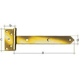 Balama in cruce, model robust, 291 x 59mm, placa 103 x 40mm, ALBERTS - sefira.ro