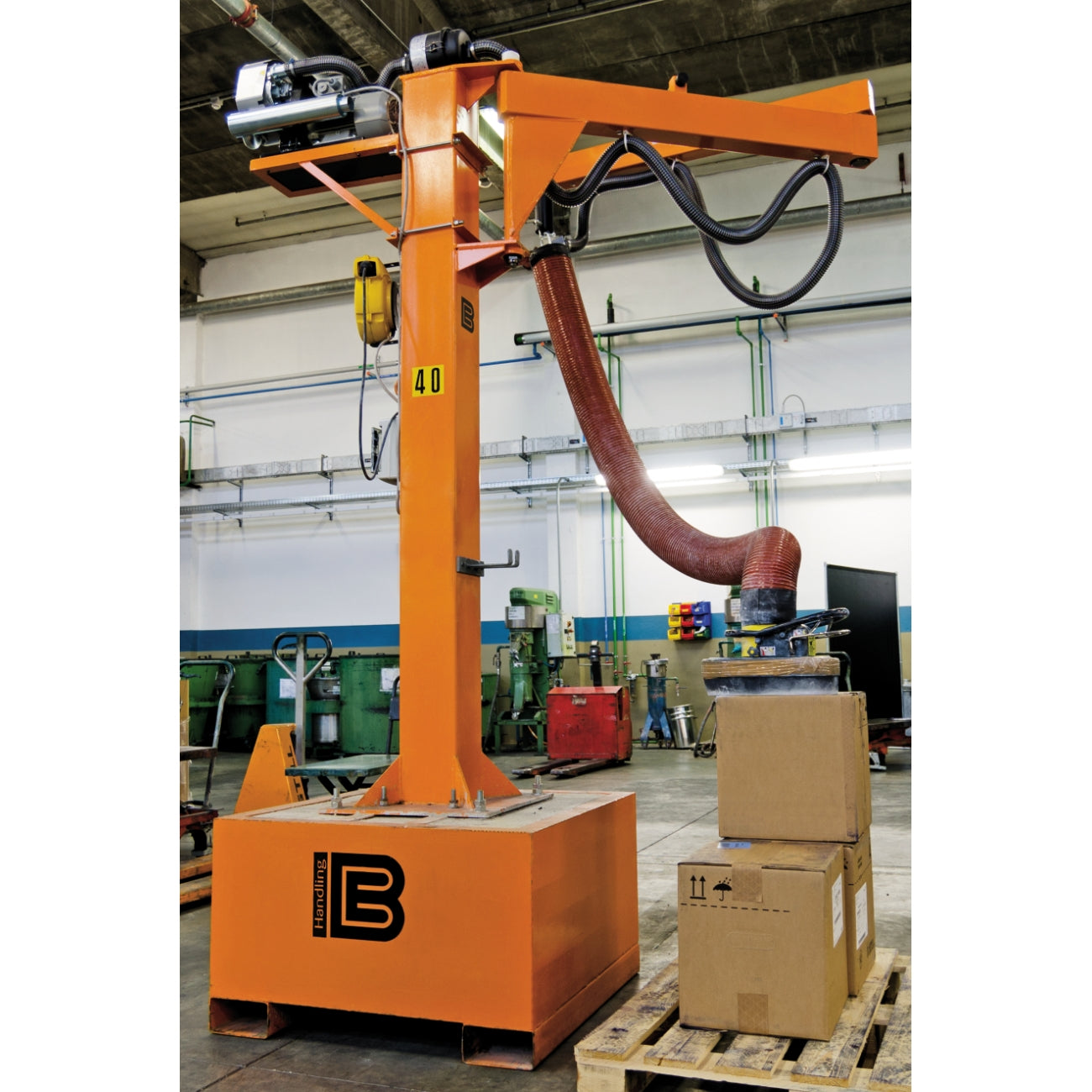 SC Jib mobile cranes with articulated arm with palletized base B-HANDLING