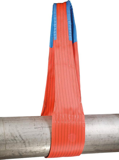 Lifting strap with reinforced eyes, 150 X 2m, red, 4000kg, REMA