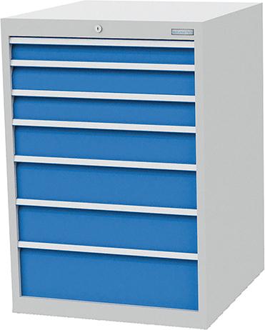 Drawer cabinet, R 24-24, 7 drawers, 705x736x1019mm, BEDRUNKA