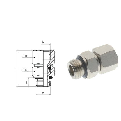 Reducing nipples with cylindrical cap AIGNEP 2115