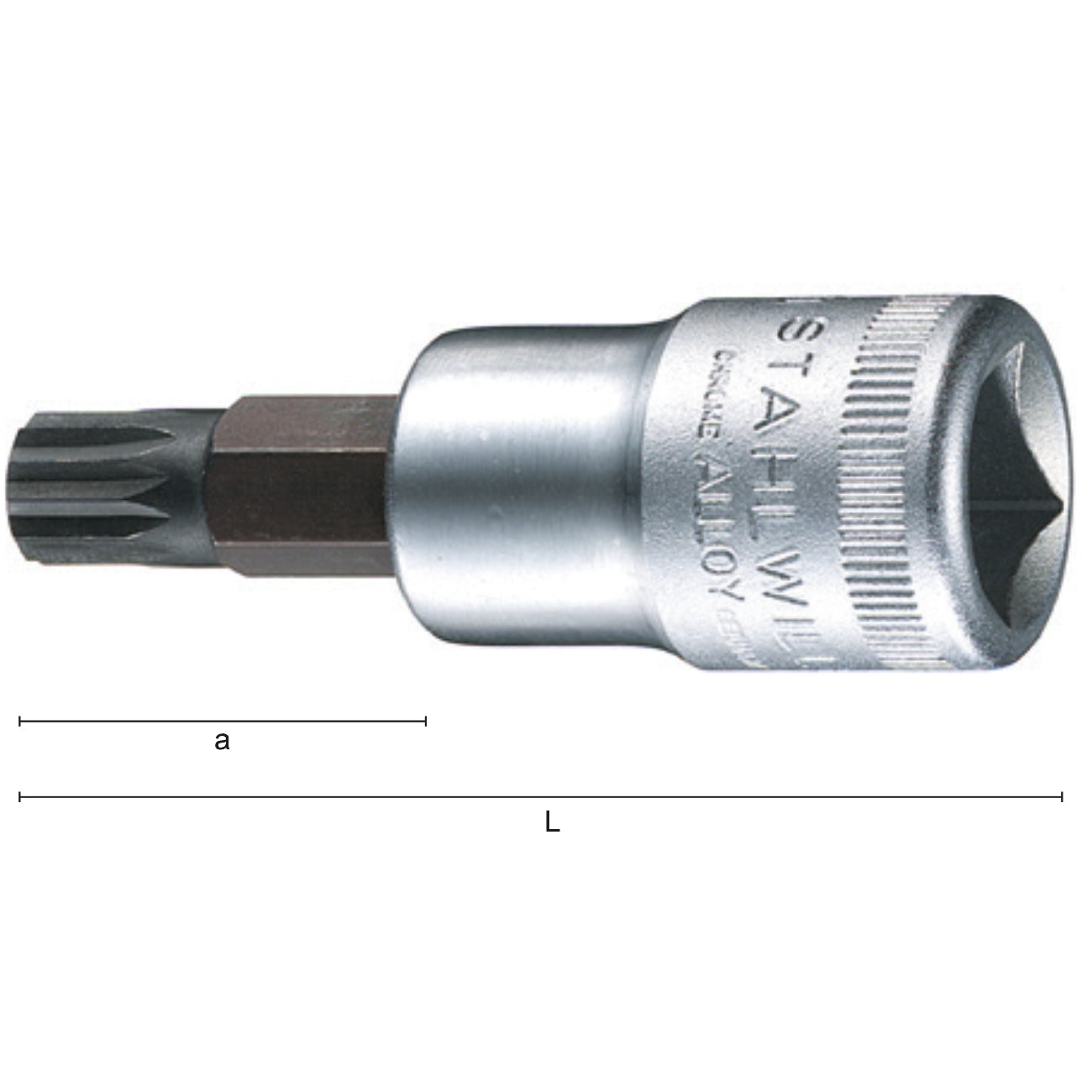 Biti 1/2" cu profil XZN STAHLWILLE 54X