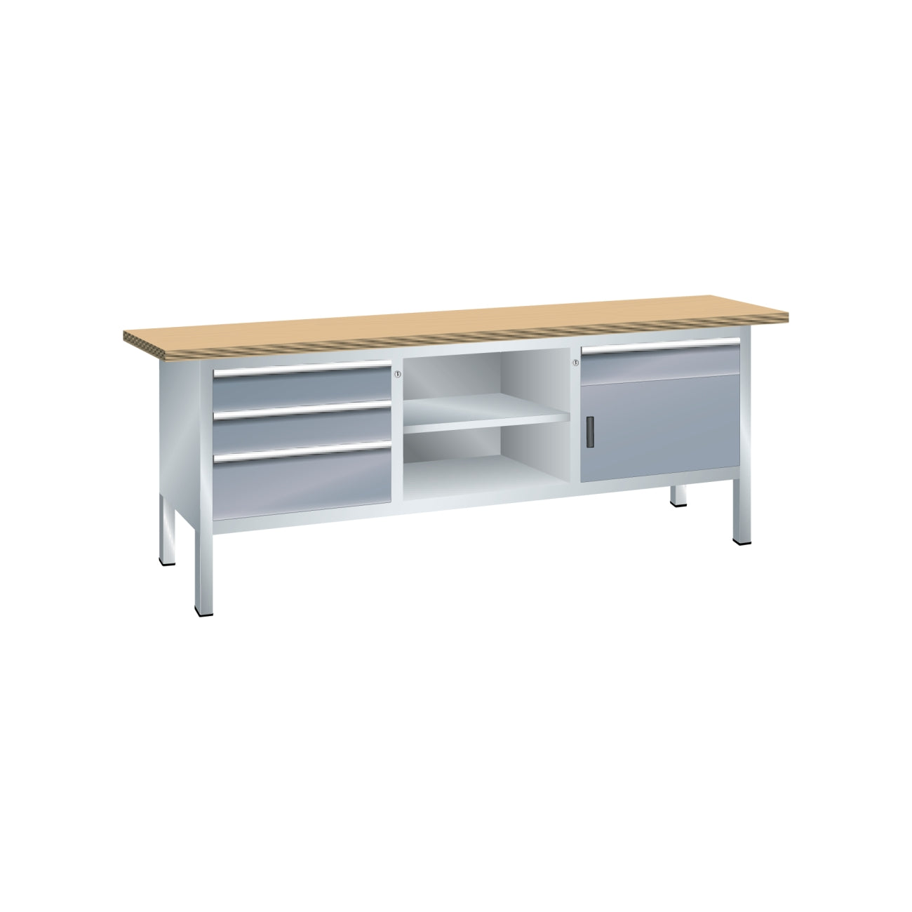 Compact workbenches LISTA 64.115-64.124-64.130