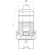 Portscula de putere cu blocare puternica DIN 69893 HSK A EROGLU - sefira.ro