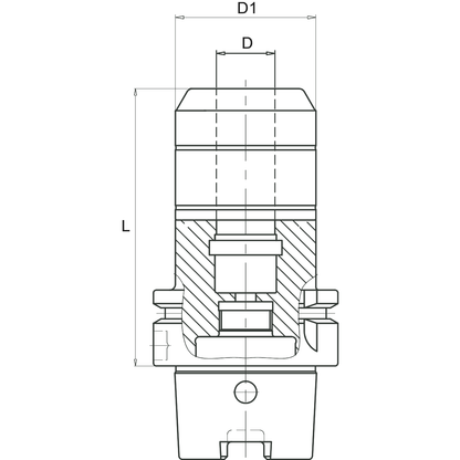 Power tool holder with strong locking DIN 69893 HSK A EROGLU