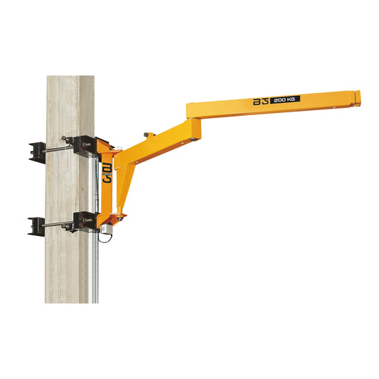 Wall-mounted articulated boom cranes B_HANDLING