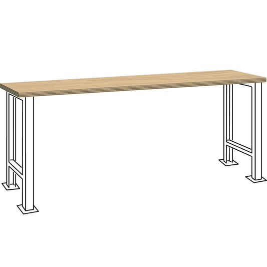 Workbenches with wooden tops LISTA 40.961-40.963