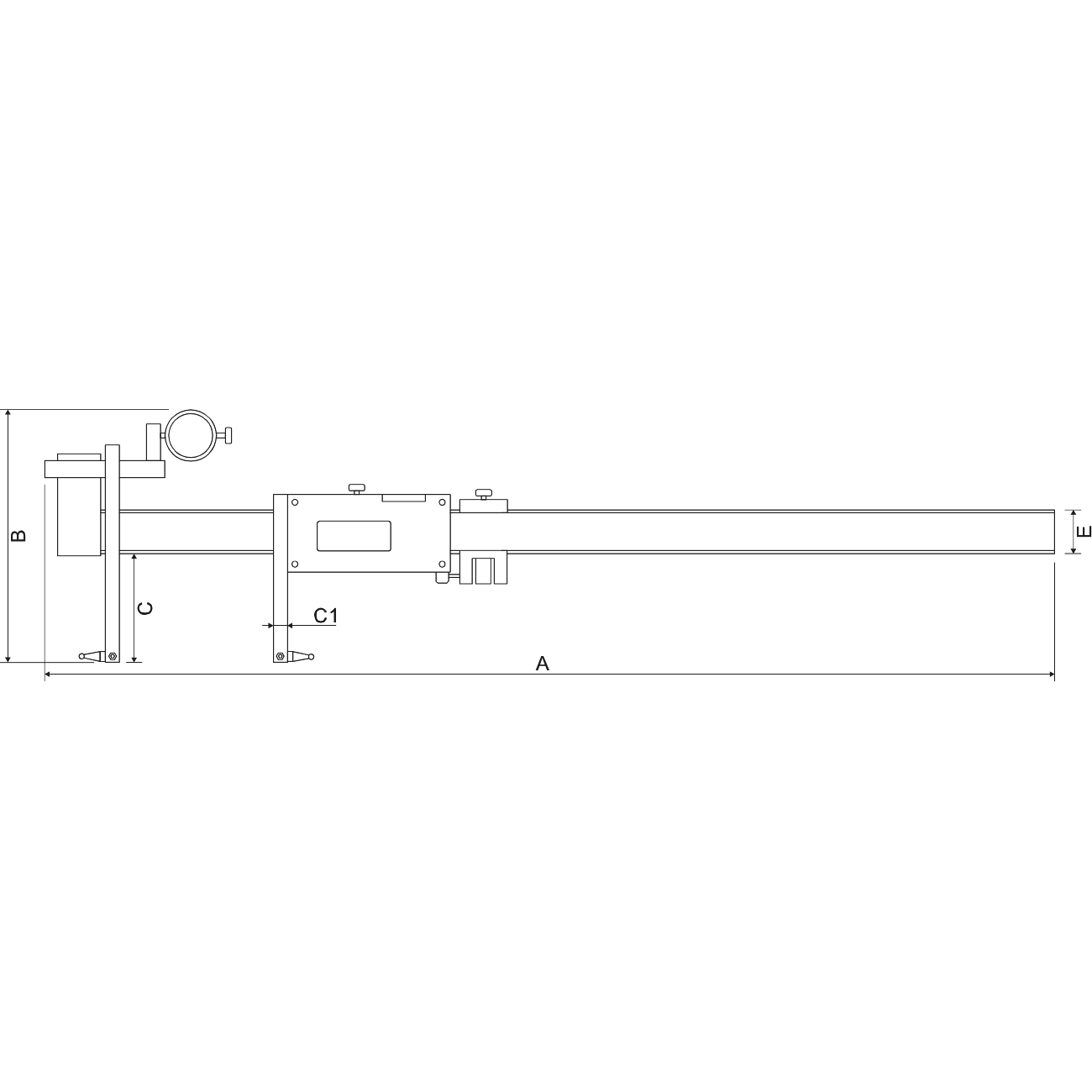 Pressure gauge for internal/external dimensions IP54 with ALPA AA120 preset