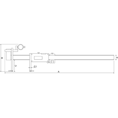 Pressure gauge for internal/external dimensions IP54 with ALPA AA120 preset