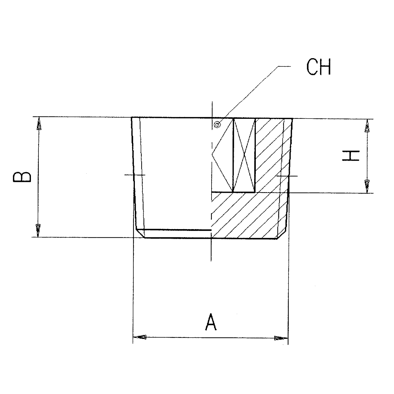 Conical plugs with male thread AIGNEP 3025